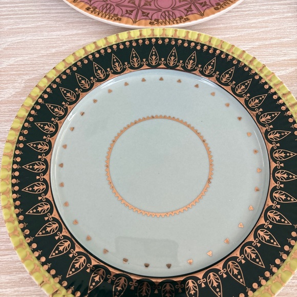 Anthropologie THE HONORA STONEWARE DESSERT PLATE SET OF 4 - Picture 7 of 12